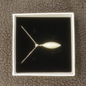 925 Sterling Silver Leaf Necklace